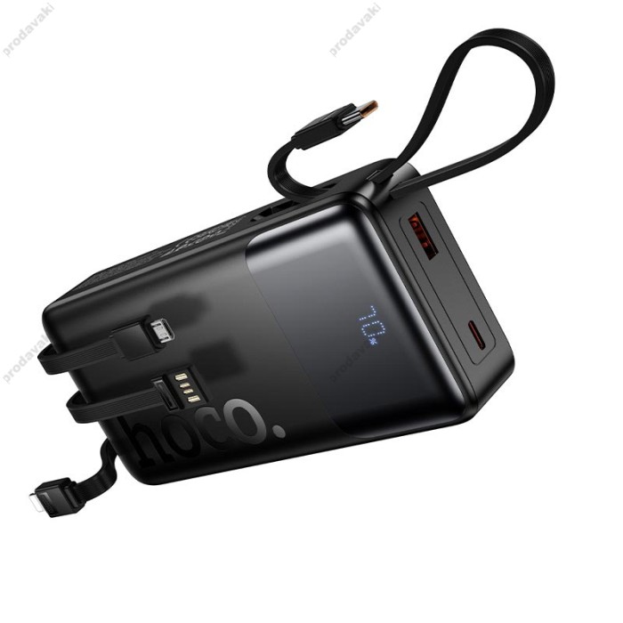 Повербанк портативний акумулятор Power bank Hoco J156A Founder PD fully compatible power 22.5W 20000 mAh Black