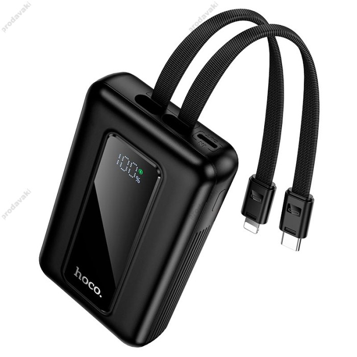 Повербанк портативний акумулятор Power Bank Hoco J162 Full power PD fully compatible 22.5W 10000 mAh Black