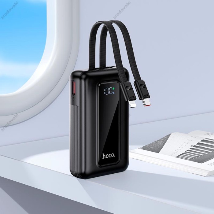 Повербанк портативний акумулятор Power Bank Hoco J162 Full power PD fully compatible 22.5W 10000 mAh Black