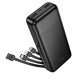 Повербанк портативний акумулятор Power bank Hoco J163A Wonderful 20000 mAh Black