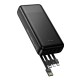 Повербанк портативний акумулятор Power bank Hoco J163A Wonderful 20000 mAh Black