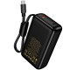 Повербанк портативний акумулятор Power Bank Hoco Q53 Skillful PD 65W 12000 mAh Black