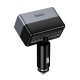 Автомобільний зарядний пристрій розгалужувач HOCO Z65 Smart dual cigarette lighter car charger 240W Black