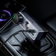 Автомобільний зарядний пристрій розгалужувач HOCO Z65B Smart dual cigarette lighter PD car charger 240W Black