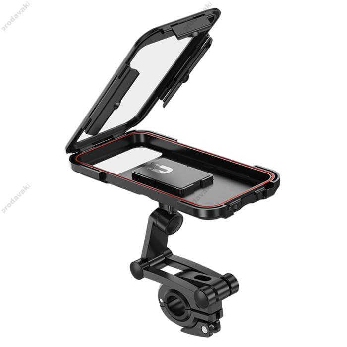 Тримач телефону для велосипеда/мотоцикла Hoco CA101 Rider waterproof bicycle stand 4.5-7" Black