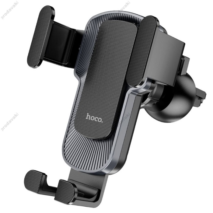 Автомобільний тримач Hoco CA103 vertical and horizontal air outlet gravity car holder Black