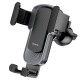 Автомобільний тримач Hoco CA103 vertical and horizontal air outlet gravity car holder Black