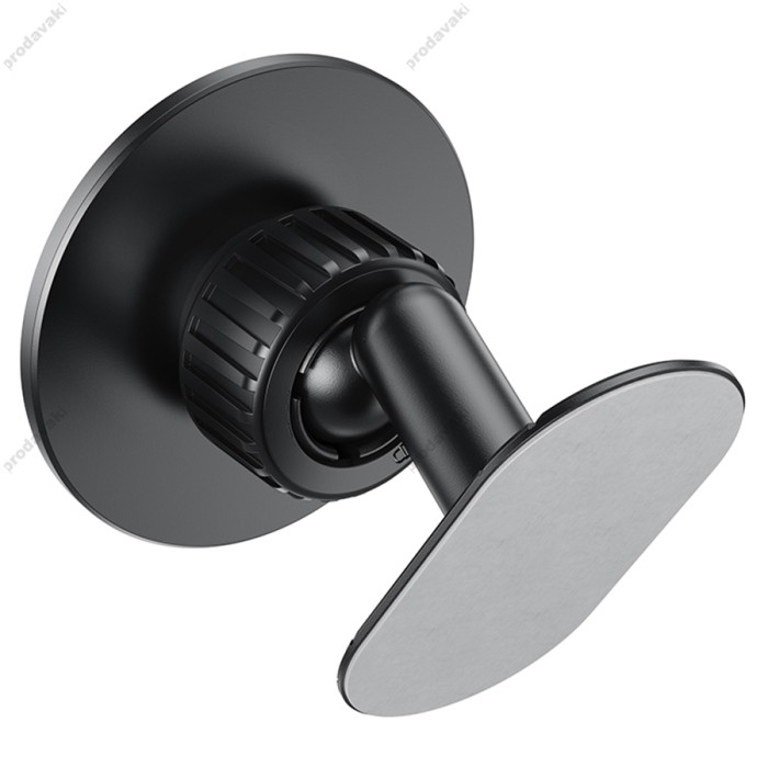 Автомобільний тримач Hoco H13 Fine jade ring magnetic (center console) Black