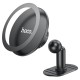 Автомобільний тримач Hoco H13 Fine jade ring magnetic (center console) Black