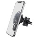 Автомобільний тримач із бездротовою зарядкою Holder Hoco CA85 Ultra-fast magnetic 15W Black