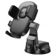 Автомобільний тримач Hoco H76 Crown one-button car holder (center console) Black