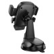 Автомобільний тримач Hoco H76 Crown one-button car holder (center console) Black