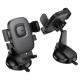 Автомобільний тримач Hoco H76 Crown one-button car holder (center console) Black