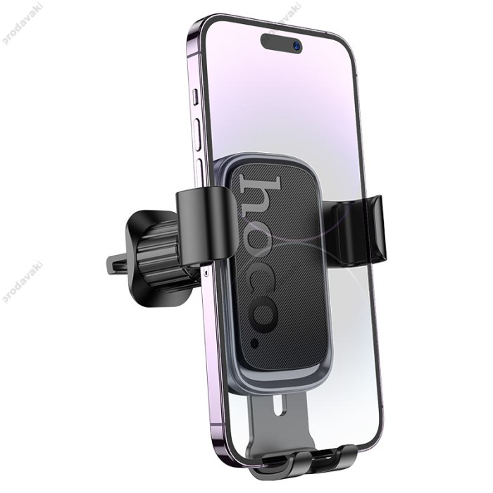 Автомобільний тримач Hoco H80 Vista gravity Car holder (air outlet) Black