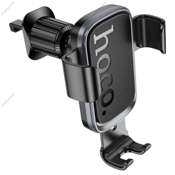 Автомобільний тримач Hoco H80 Vista gravity Car holder (air outlet) Black