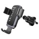 Автомобільний тримач Hoco H80 Vista gravity Car holder (air outlet) Black