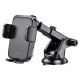 Автомобільний тримач із бездротовою зарядкою Hoco HW11 Jenny three-axis linkage wireless 15W Black