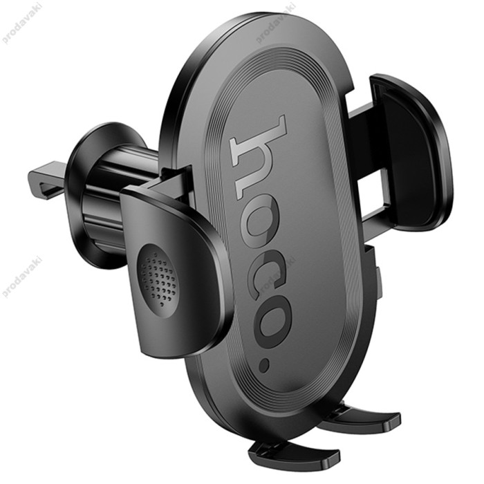 Автомобільний тримач Hoco H53 Brusco ultra-thin push-type car holder (air outlet) Black