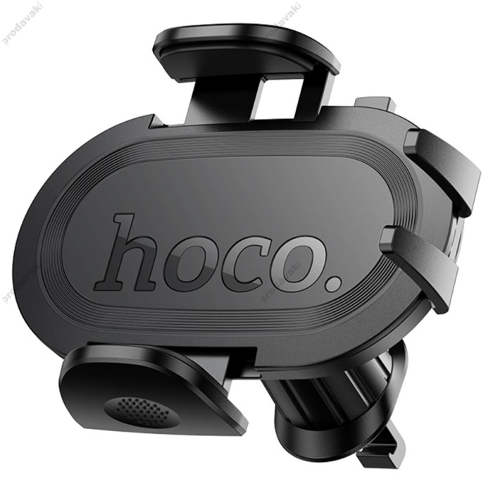 Автомобільний тримач Hoco H53 Brusco ultra-thin push-type car holder (air outlet) Black