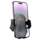 Автомобільний тримач Hoco H53 Brusco ultra-thin push-type car holder (air outlet) Black