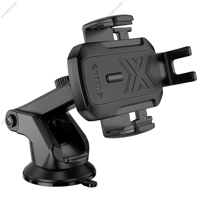 Автомобільний тримач Hoco H65 Gamble one-button Car holder (center console) 4.5-7" Black