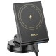 Автомобільний тримач із бездротовою зарядкою Hoco HW20 Precious magnetic wireless fast charging Car holder (center console) Black
