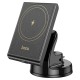 Автомобільний тримач із бездротовою зарядкою Hoco HW20 Precious magnetic wireless fast charging Car holder (center console) Black
