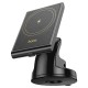 Автомобільний тримач із бездротовою зарядкою Hoco HW20 Precious magnetic wireless fast charging Car holder (center console) Black