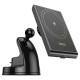 Автомобільний тримач із бездротовою зарядкою Hoco HW20 Precious magnetic wireless fast charging Car holder (center console) Black