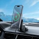Автомобільний тримач із бездротовою зарядкою Hoco HW20 Precious magnetic wireless fast charging Car holder (center console) Black