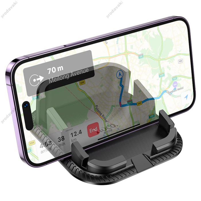 Автомобільний тримач Hoco H39 Cheetah dashboard car holder Black