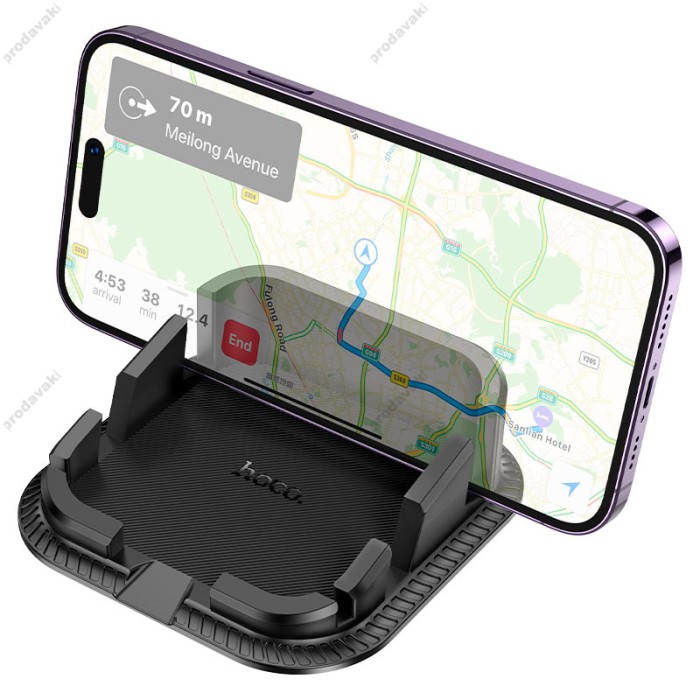 Автомобільний тримач Hoco H39 Cheetah dashboard car holder Black