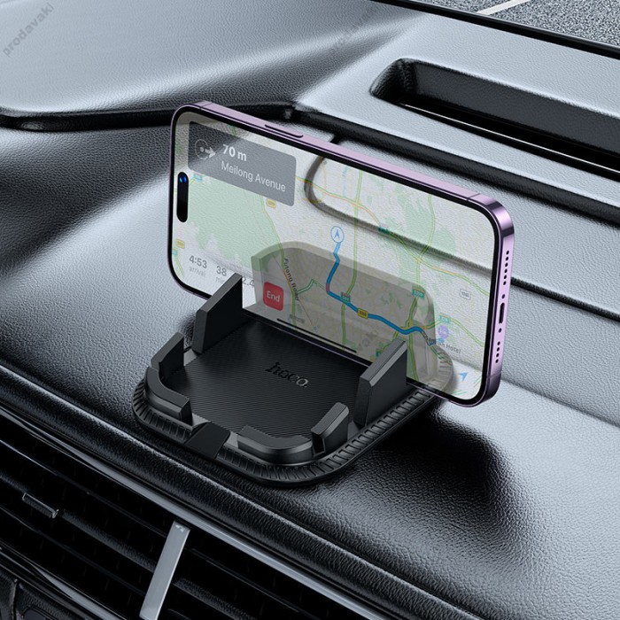Автомобільний тримач Hoco H39 Cheetah dashboard car holder Black