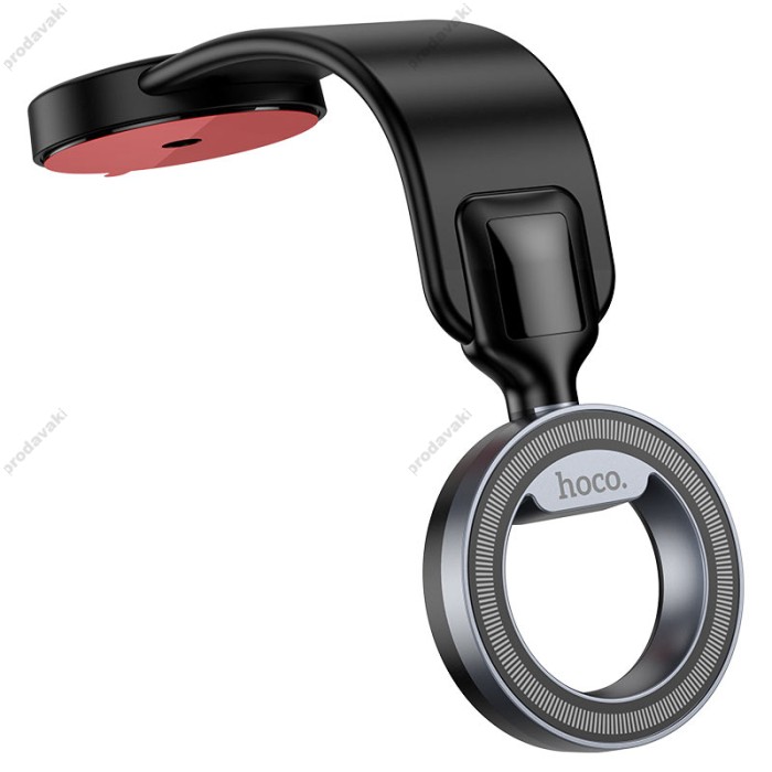 Автомобільний тримач Hoco H71 Totem RING magnetic Car holder (center console) 4.5-7" Black