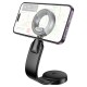 Автомобільний тримач Hoco H71 Totem RING magnetic Car holder (center console) 4.5-7" Black