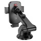 Автомобільний тримач Hoco H79 Vista push-type car holder H79 (center console) Black
