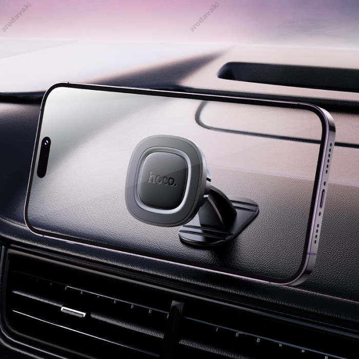 Автомобільний тримач Hoco H73 Crown magnetic Car holder (center console) Black
