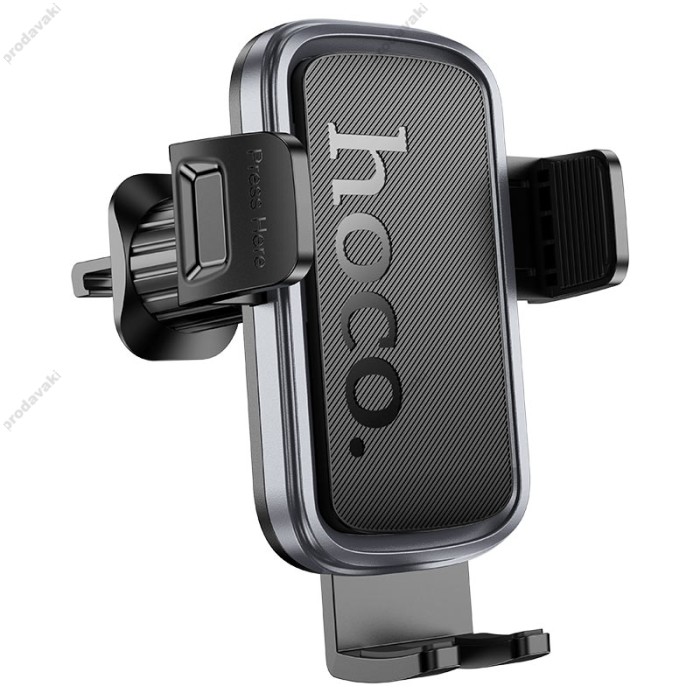 Автомобільний тримач Hoco H78 Vista push-type car holder (air outlet) Black