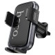 Автомобільний тримач Hoco H78 Vista push-type car holder (air outlet) Black