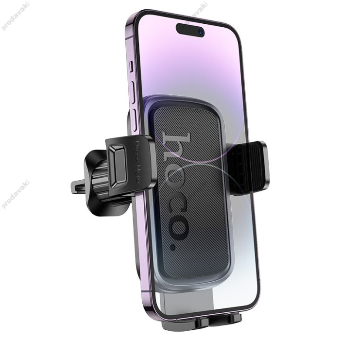 Автомобільний тримач Hoco H78 Vista push-type car holder (air outlet) Black
