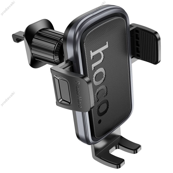 Автомобільний тримач Hoco H78 Vista push-type car holder (air outlet) Black