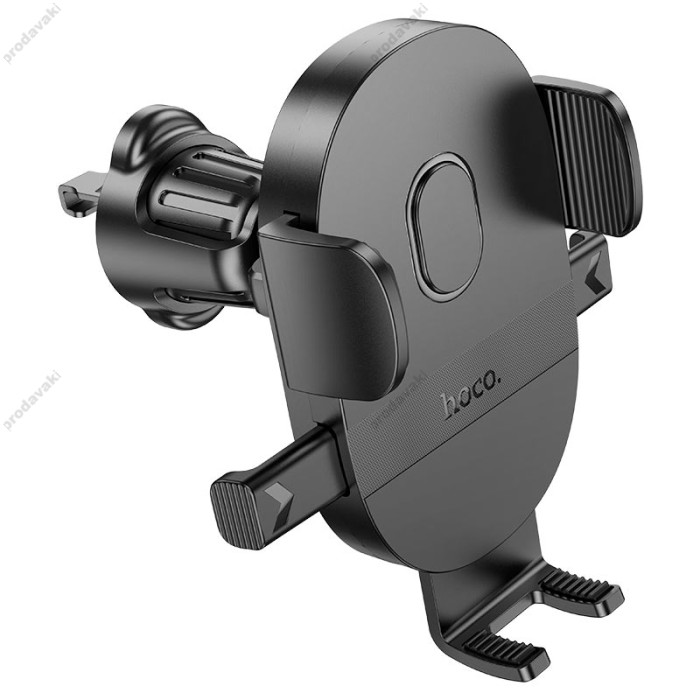 Автомобільний тримач Hoco H18 Mighty one-button (air outlet) Black