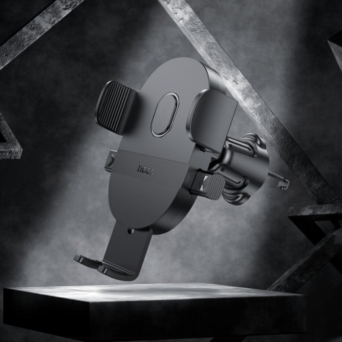 Автомобільний тримач Hoco H18 Mighty one-button (air outlet) Black