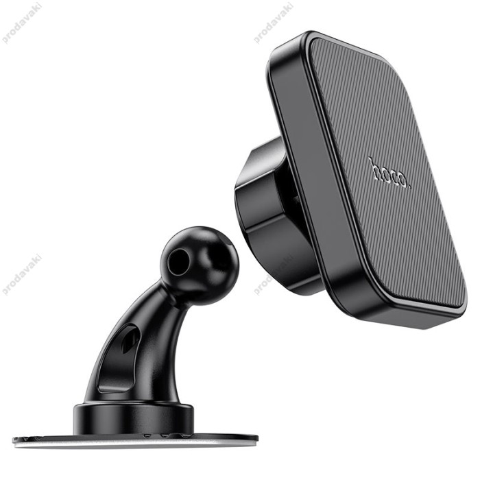 Автомобільний тримач Hoco H33 Cheetah magnetic ring car holder (center console) Black