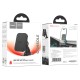Автомобільний тримач Hoco H33 Cheetah magnetic ring car holder (center console) Black