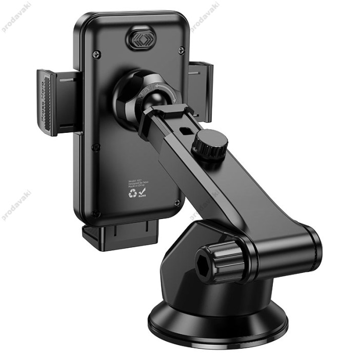 Автомобільний тримач Hoco H37 Cheetah car holder (center console) Black