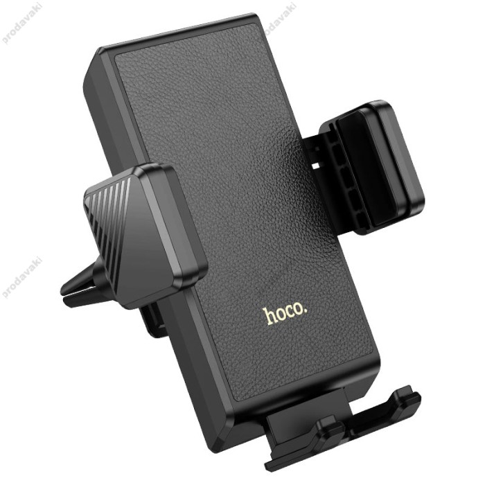 Автомобільний тримач Hoco H48 Precious push-type car holder (air outlet) Black