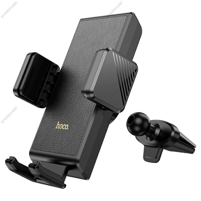 Автомобільний тримач Hoco H48 Precious push-type car holder (air outlet) Black