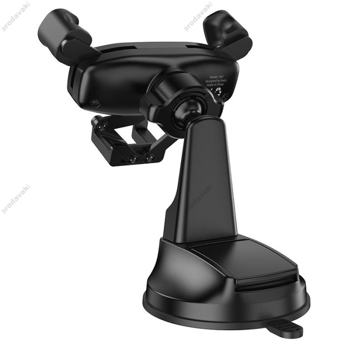 Автомобільний тримач Hoco H67 Gamble gravity linkage Car holder (center console) 4.5-7" Black