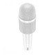 Портативна колонка-мікрофон HOCO DBK1 Singing karaoke microphone BT 5.0 White